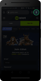 Pwa instruction Android Chrome