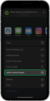 Pwa instruction iOS Safari