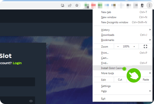 Pwa instruction Windows Chrome